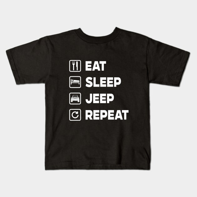 Jeep - Quote! Kids T-Shirt by ManulaCo